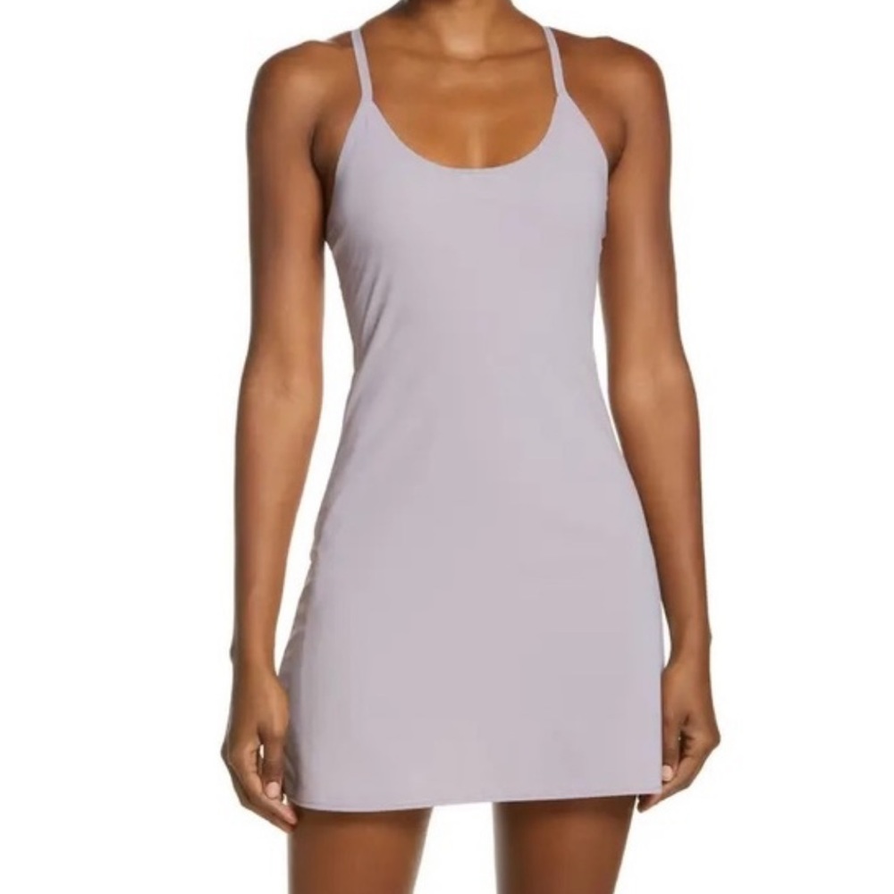 Outdoor Voices Exercise Dress - earl grey size M